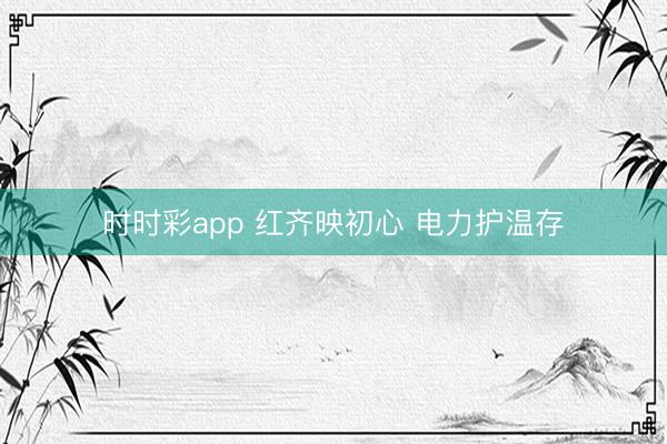 时时彩app 红齐映初心 电力护温存