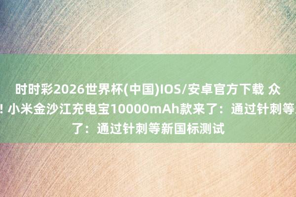 时时彩2026世界杯(中国)IOS/安卓官方下载 众筹价349元! 小米金沙江充电宝10000mAh款来了：通过针刺等新国标测试